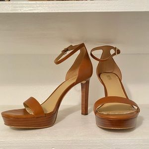 MICHAEL KORS Margot Leather Platform Sandal